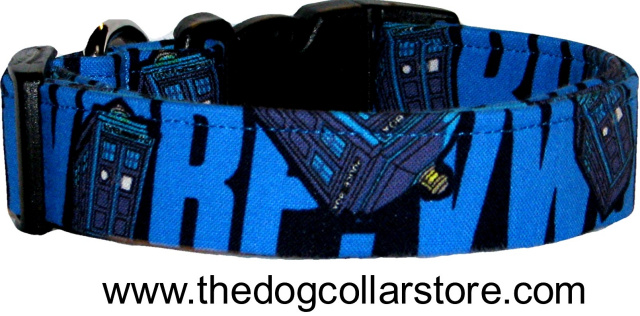 Flying TARDIS Doctor Who Dog Collar