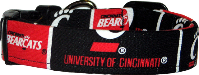 University of Cincinnati Handmade Dog Collar