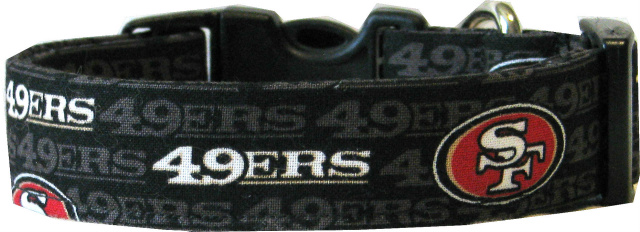 Mini San Francisco 49ers  Dog Collar