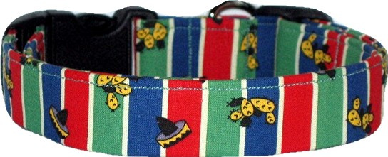 Mexican Themed Handmade Dog Collar