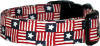 American Flag Blocks Custom Dog Collar