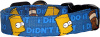 Bart Simpson Handmade Dog Collar