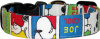 Joe Cool Snoopy Handmade Dog Collar