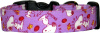 Little Snoopy on Purple Handmade Dog Collar