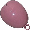 Big Pastel Pink Easter Egg Jingle Bell
