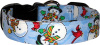 Snowmen & Cardinals Handmade Dog Collar
