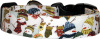 Winter White Snowmen Handmade Dog Collar