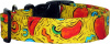 Yellow Fiesta Peppers Handmade Dog Collar