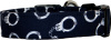 Navy Blue Handcuffs Handmade Dog Collar