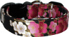 Black & Plum Asian Handmade Dog Collar