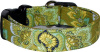 Olive Floral FS Handmade Dog Collar