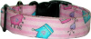 Pink Princess Crown & Septor Handmade Dog Collar