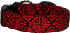 Red & Black Celtic Knot Handmade Dog Collar