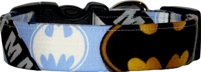 Batman Collage Handmade Dog Collar