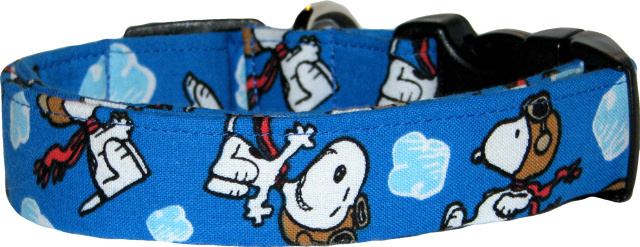 Red Baron Famous Cartoon Dog Collar