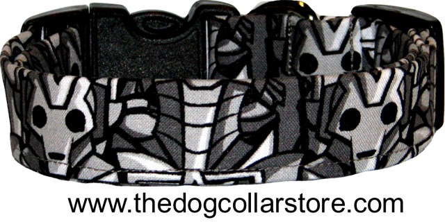 Doctor Who Cyberman Dog Collar