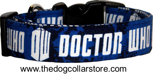 Doctor Who Handmade Dog Collar