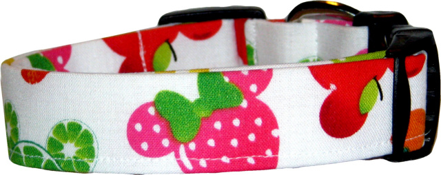 Mickey & Minnie Mouse Fruit Dog Collar