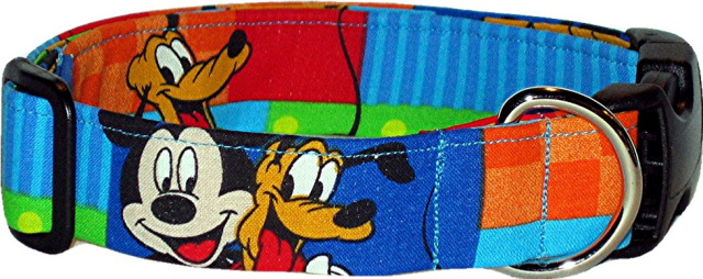 Best Friends Mickey Pluto Handmade Dog Collar