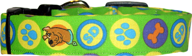 Scooby Doo Dots Handmade Dog Collar
