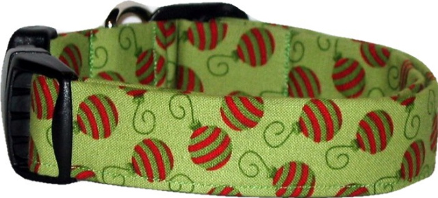 Retro Green Ornaments Handmade Dog Collar