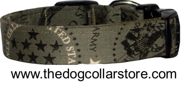 United States Army #2 Handmade Dog Collar
