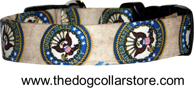 United States Navy Tan Dog Collar