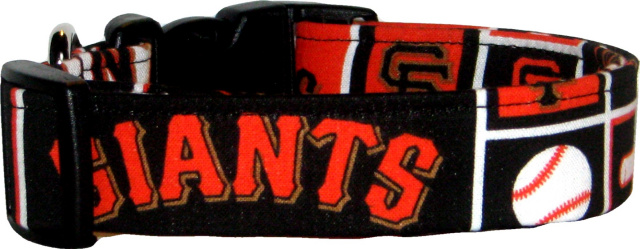 San Francisco Giants Patchwork Dog Collar