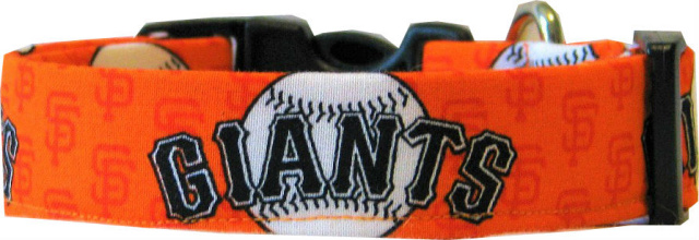 Orange San Francisco Giants Dog Collar