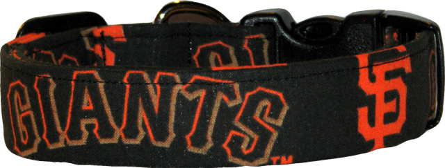 San Francisco Giants Handmade Dog Collar