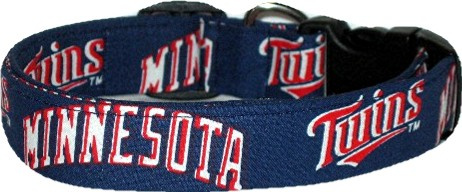 Minnesota Twins Handmade Dog Collar