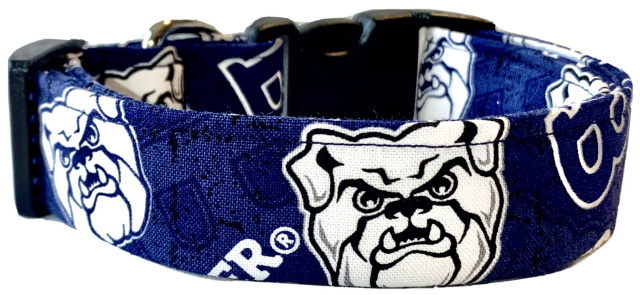 Ohio State University Patchwork Dog Collar