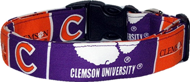 Clemson University Handmade Dog Collar