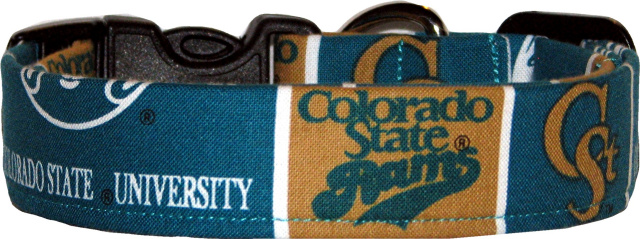 Colorado State University Handmade Dog Collar
