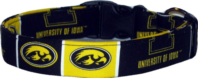 University of Iowa Handmade Dog Collar