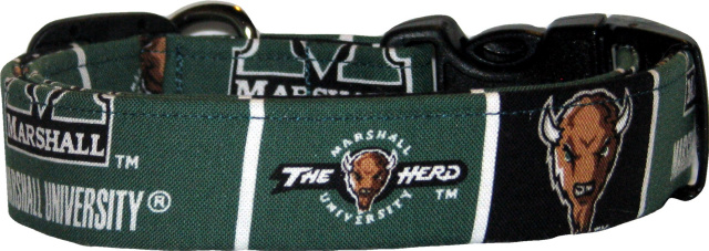 Marshall University Handmade Dog Collar