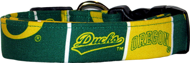 University of Oregon Handmade Dog Collar