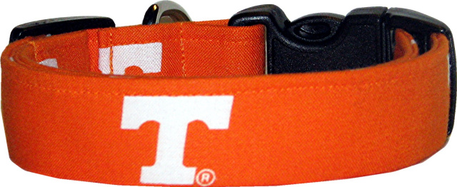 University of Tennessee Logo Orange Dog Collar