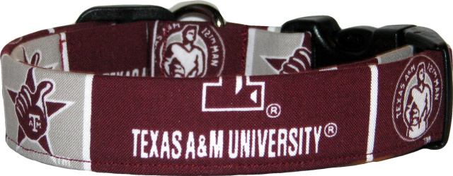Texas A&M University Handmade Dog Collar
