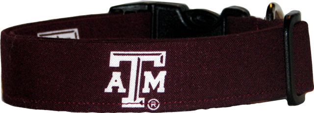 Texas A&M University Logo Handmade Dog Collar