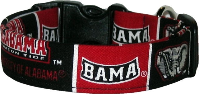 University of Alabama Handmade Dog Collar