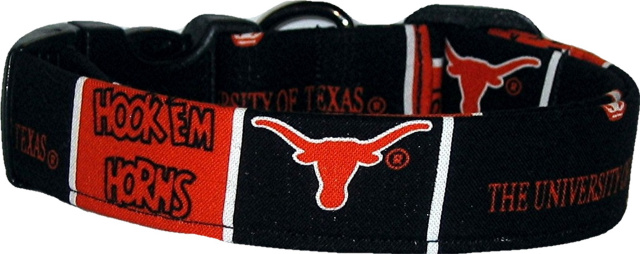 University of Texas Handmade Dog Collar