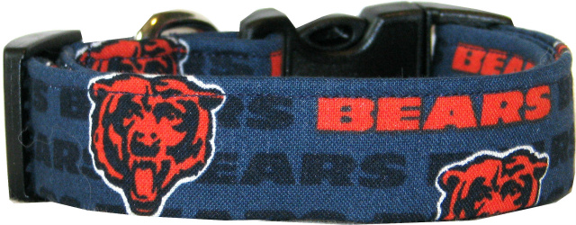 Mini Chicago Bears Dog Collar
