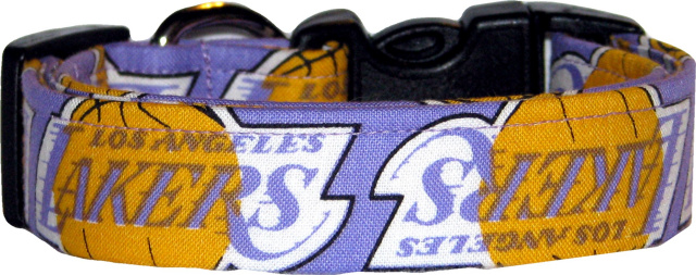 Los Angeles Lakers Light Purple Dog Collar
