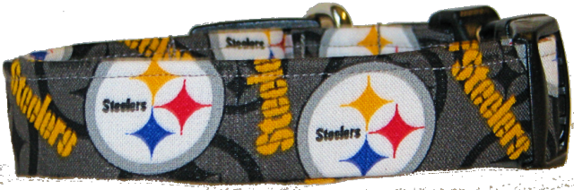 Mini Pittsburgh Steelers Dog Collar