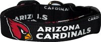 Black Arizona Cardinals Handmade Dog Collar