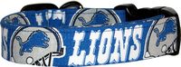 Detroit Lions Handmade Dog Collar