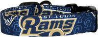 St. Louis Rams Handmade Dog Collar