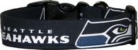 Seattle Seahawks Handmade Dog Collar