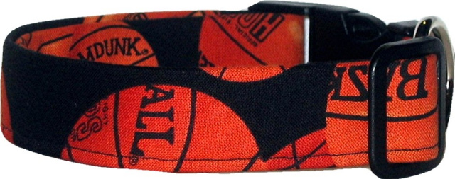 Basketball Lover's Handmade Dog Collar